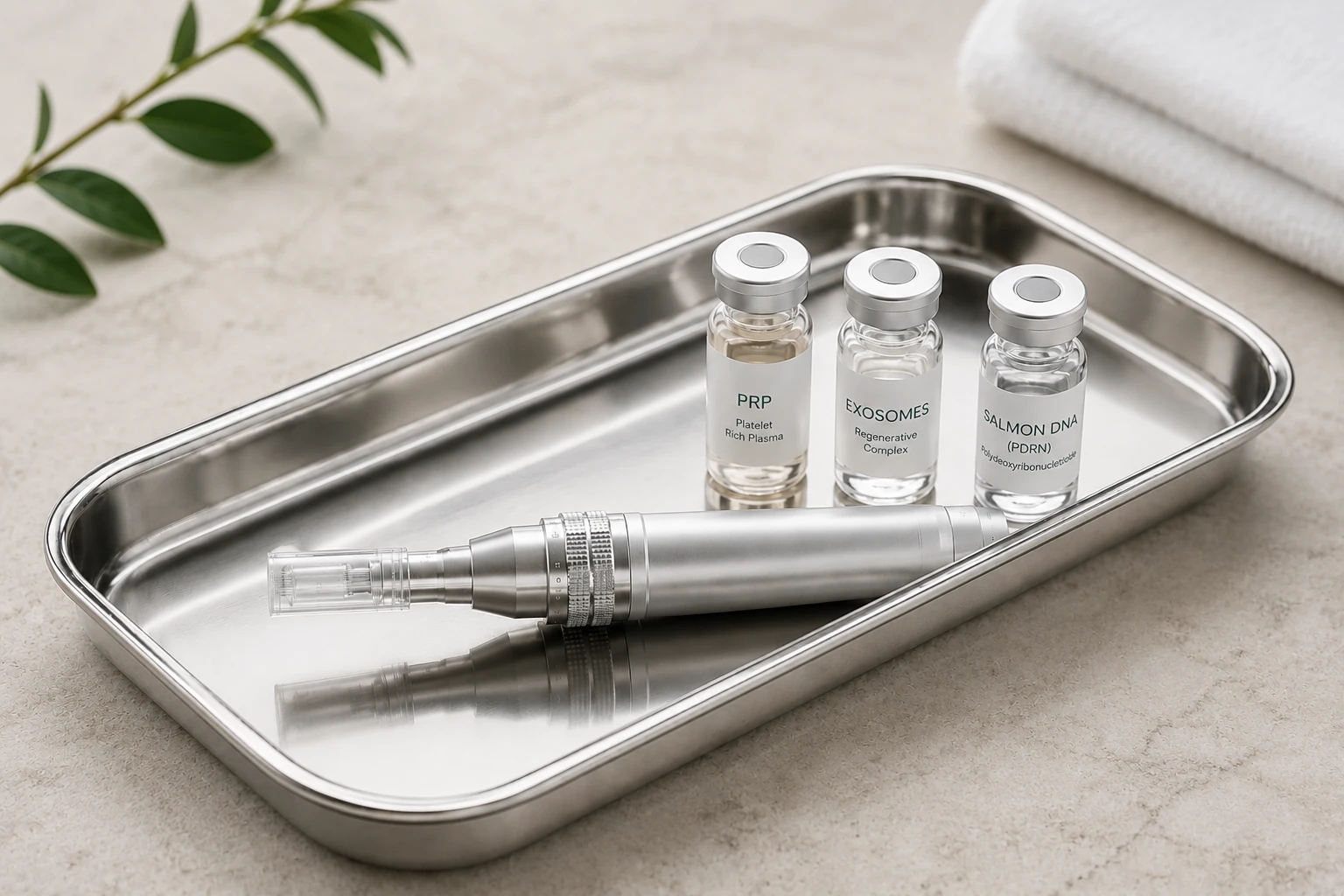 Sesión de microneedling en Ageless Perfection Miami